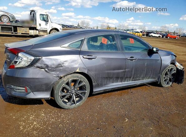 2HGFC2F82LH011075 2020 HONDA CIVIC Gray Հետևի աջ