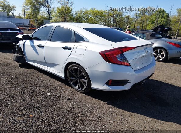 2HGFC2F82LH590455 2020 HONDA CIVIC Белый Задняя левая четверть