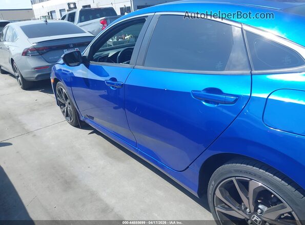 2HGFC2F82MH517863 2021 HONDA CIVIC Blue Vista interior de 360 grados