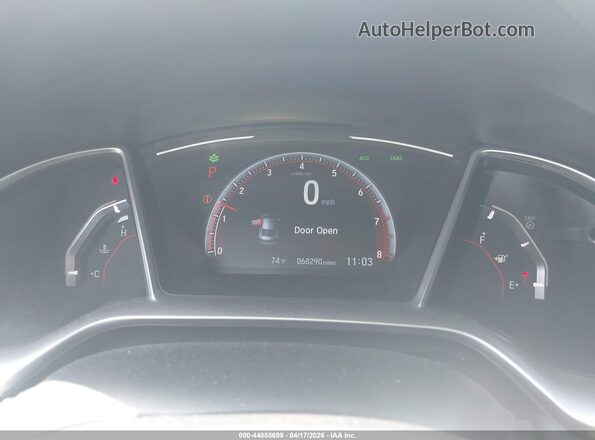 2HGFC2F82MH517863 2021 HONDA CIVIC Blue Vista de los asientos traseros
