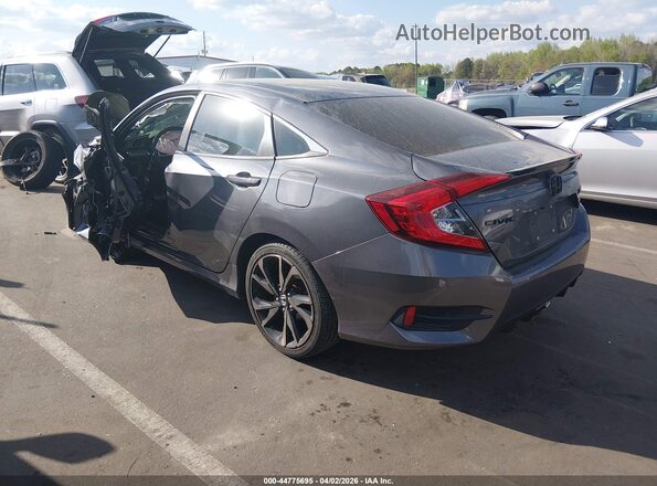 2HGFC2F84LH586357 2020 HONDA CIVIC Gray Tył lewy