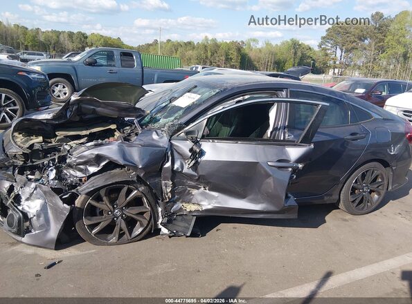 2HGFC2F84LH586357 2020 HONDA CIVIC Gray 