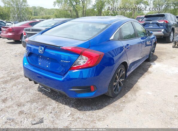 2HGFC2F85LH501607 2020 HONDA CIVIC Blue Tył prawy