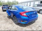 2020 Honda Civic Sport Blue vin: 2HGFC2F85LH501607