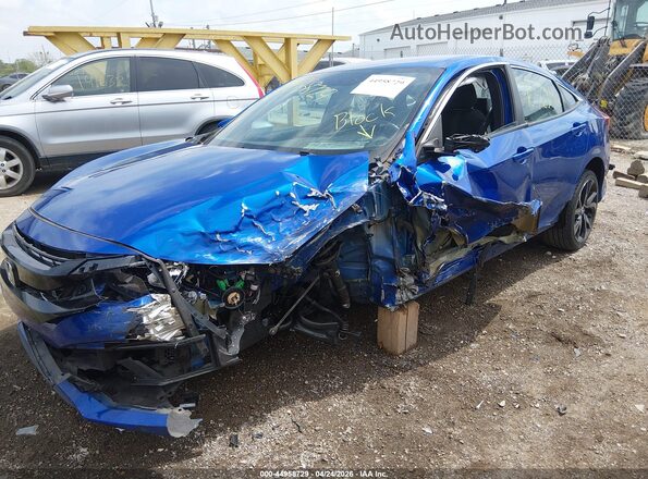 2HGFC2F85LH501607 2020 HONDA CIVIC Blue Widok z przodu