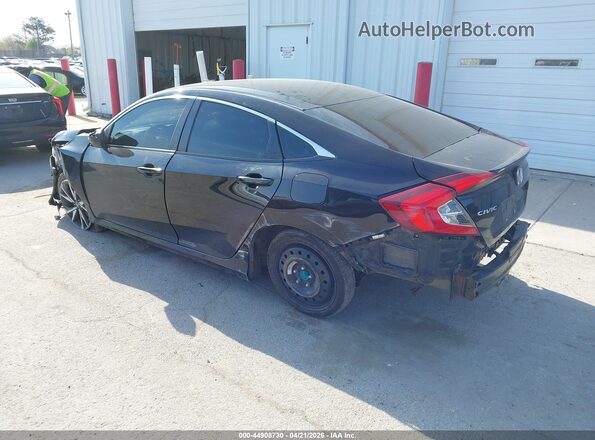 2HGFC2F85MH513080 2021 HONDA CIVIC Black Trasero izquierdo