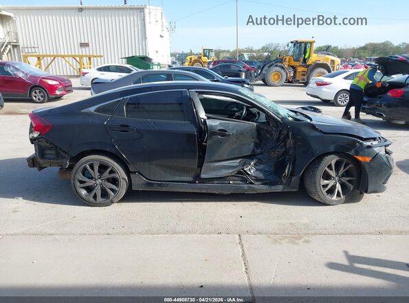 2HGFC2F85MH513080 2021 HONDA CIVIC Black Vista interior trasera