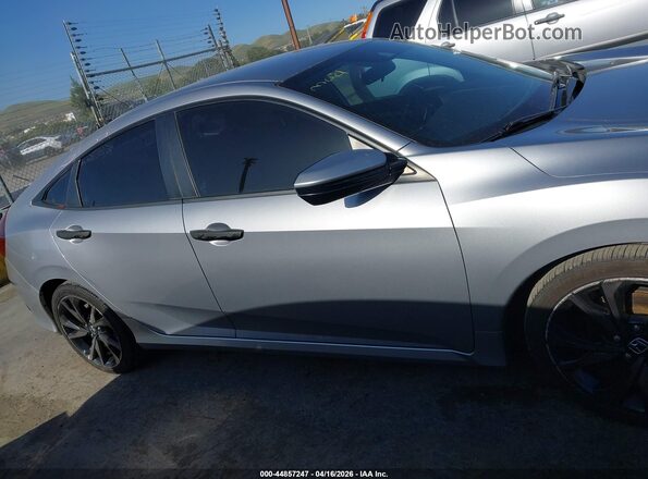 2HGFC2F87KH516270 2019 HONDA CIVIC Серый Вид задней части салона