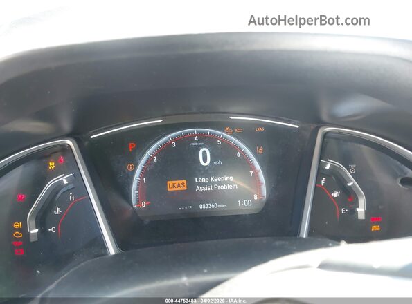 2HGFC2F87LH590726 2020 HONDA CIVIC Серый Вид задних сидений