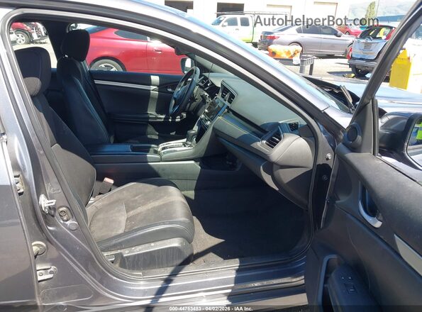 2HGFC2F87LH590726 2020 HONDA CIVIC Серый Вид салона спереди