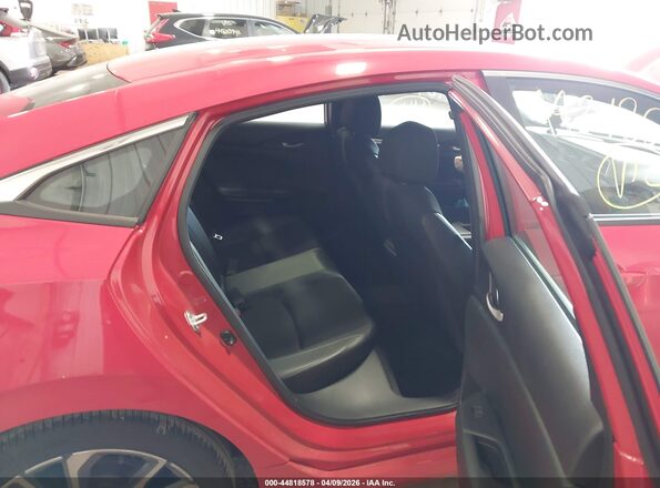 2HGFC2F87MH512867 2021 HONDA CIVIC Red VIN კოდის სტიკერის ხედი