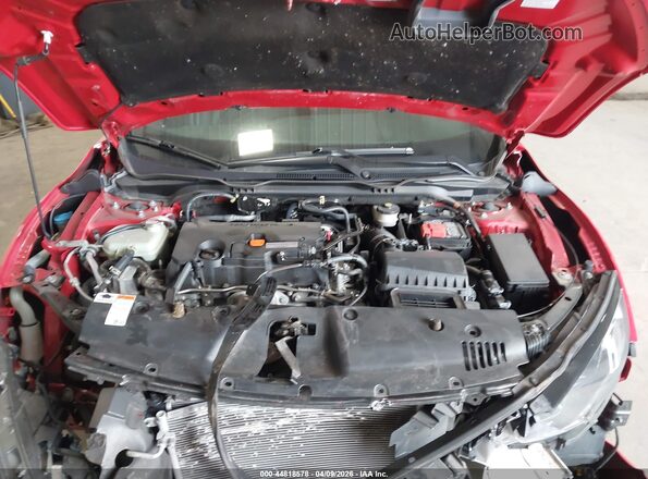 2HGFC2F87MH512867 2021 HONDA CIVIC Red უკანა ხედი