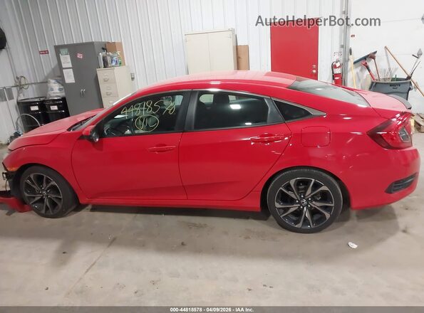 2HGFC2F87MH512867 2021 HONDA CIVIC Red სალონის 360-გრადუსიანი ხედი