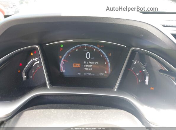 2HGFC2F89LH501142 2020 HONDA CIVIC Black Widok tylnych siedzeń