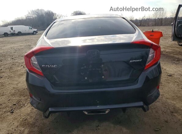 2HGFC2F8XMH550464 2021 HONDA CIVIC Black უკანა ხედი