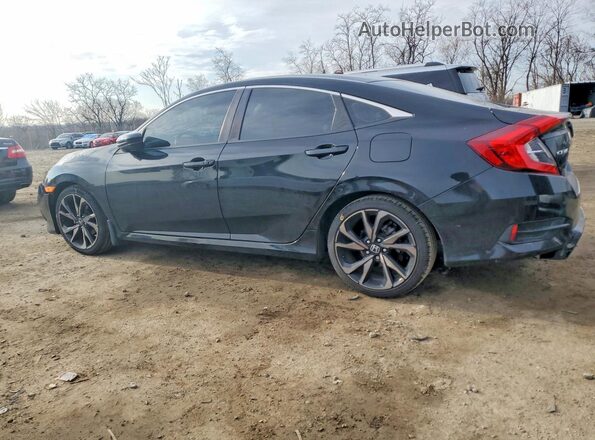 2HGFC2F8XMH550464 2021 HONDA CIVIC Black უკანა მარცხენა