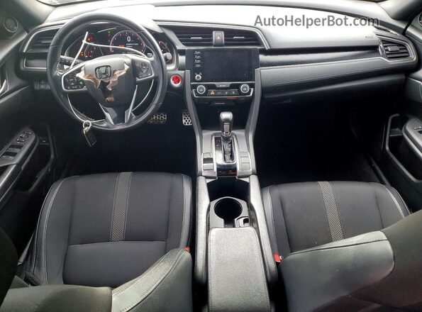 2HGFC2F8XMH550464 2021 HONDA CIVIC Black წინა პანელის ხედი