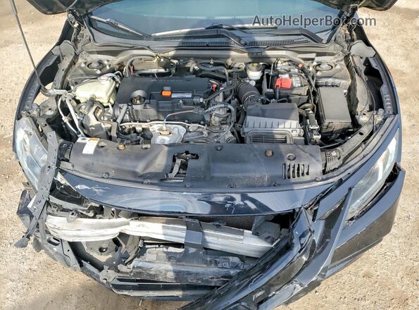 2HGFC2F8XMH550464 2021 HONDA CIVIC Black უკანა სალონის ხედი