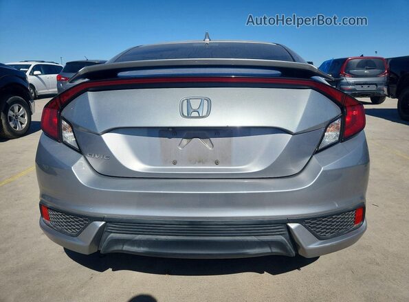 2HGFC3B32JH350464 2018 HONDA CIVIC Серебряный Вид сзади