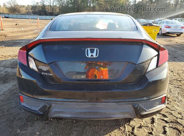 2HGFC4B02JH300580 2018 HONDA CIVIC Черный Вид сзади