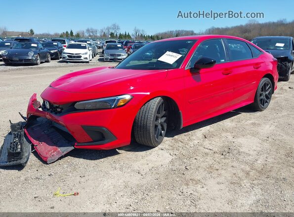 2HGFE1E54RH473898 2024 HONDA CIVIC SI Красный Передняя левая четверть