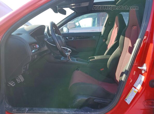 2HGFE1E56NH080494 2022 HONDA CIVIC Red წინა სალონის ხედი