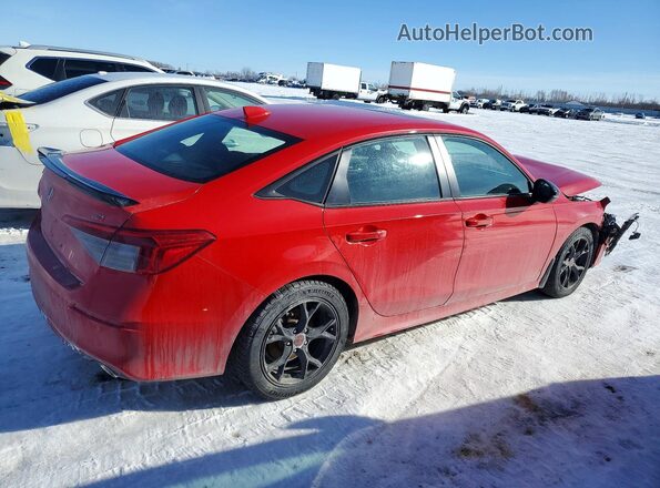 2HGFE1E56NH080494 2022 HONDA CIVIC Red უკანა მარჯვენა