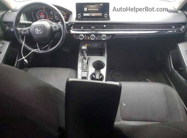 2HGFE1F71NH320681 2022 HONDA CIVIC Black Առջևի վահանակի տեսք