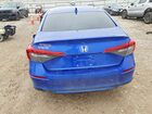 2022 Honda Civic Ex Синий vin: 2HGFE1F79NH312277