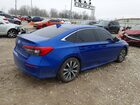 2022 Honda Civic Ex Синий vin: 2HGFE1F79NH312277