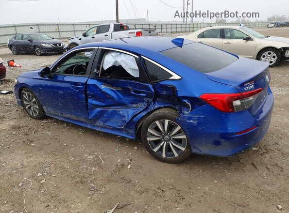 2HGFE1F79NH312277 2022 HONDA CIVIC Синий Задняя левая четверть