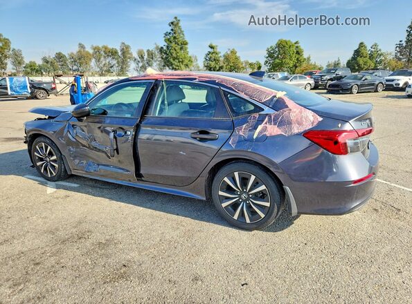 2HGFE1F7XNH323272 2022 HONDA CIVIC Gray Задня ліва чверть