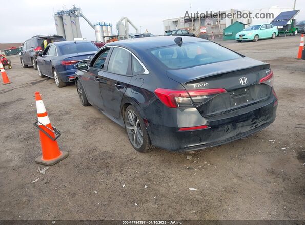 2HGFE1F91PH318322 2023 HONDA CIVIC Черный Задняя левая четверть