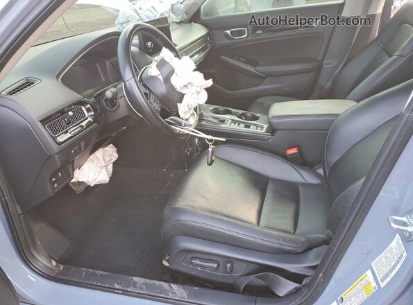 2HGFE1F98PH303011 2023 HONDA CIVIC Серый Вид салона спереди