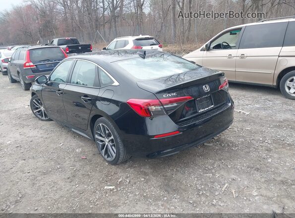 2HGFE1F9XNH329378 2022 HONDA CIVIC Black Rear left