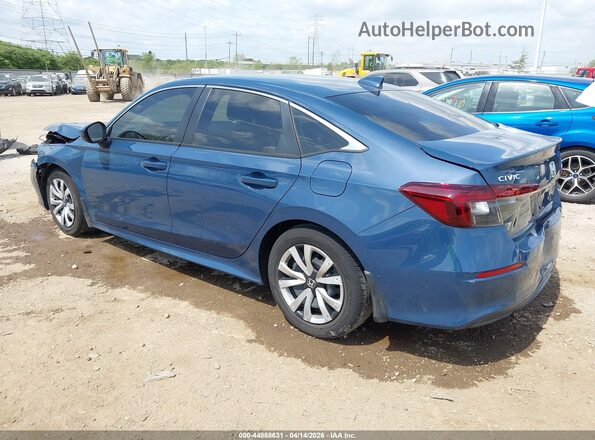 2HGFE2F20TH505988 2026 HONDA CIVIC Синий Задняя левая четверть