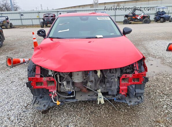 2HGFE2F22NH529325 2022 HONDA CIVIC Красный Вид спереди