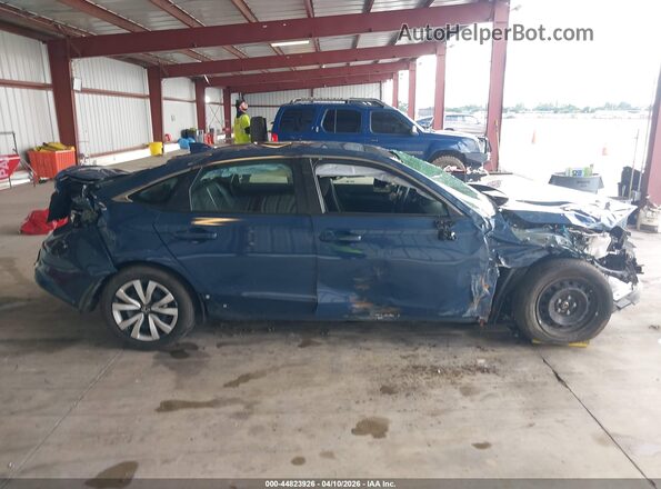 2HGFE2F22SH541731 2025 HONDA CIVIC Blue Vista interior trasera