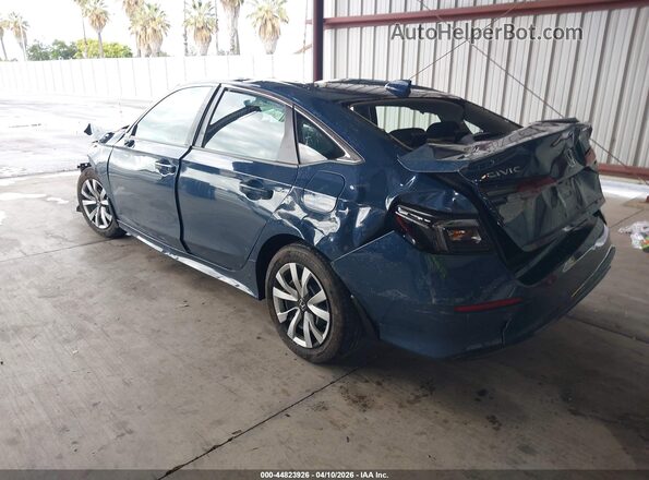 2HGFE2F22SH541731 2025 HONDA CIVIC Blue Trasero izquierdo