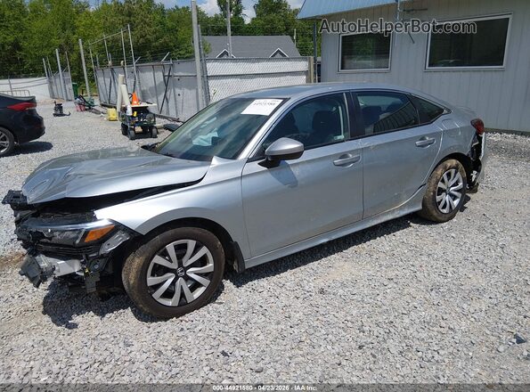 2HGFE2F24TH508652 2026 HONDA CIVIC Silver Առջևի ձախ երեք քառորդ տեսարան
