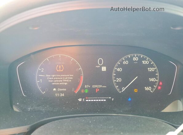 2HGFE2F25SH587778 2025 HONDA CIVIC Red Widok zestawu wskaźników