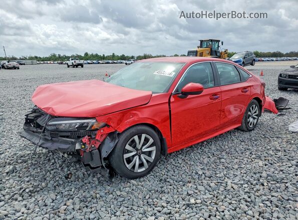 2HGFE2F25SH587778 2025 HONDA CIVIC Red Przód lewy
