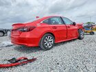 2025 Honda Civic Lx Red vin: 2HGFE2F25SH587778
