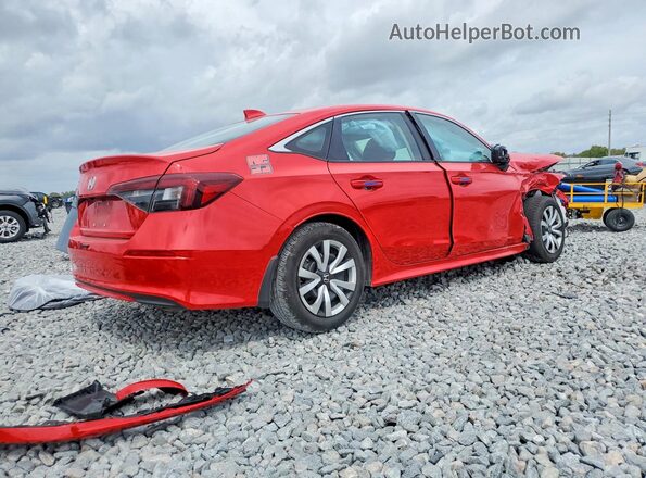 2HGFE2F25SH587778 2025 HONDA CIVIC Red Tył prawy