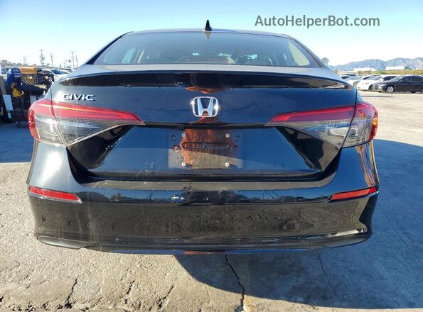 2HGFE2F26NH513855 2022 HONDA CIVIC Black Widok z tyłu