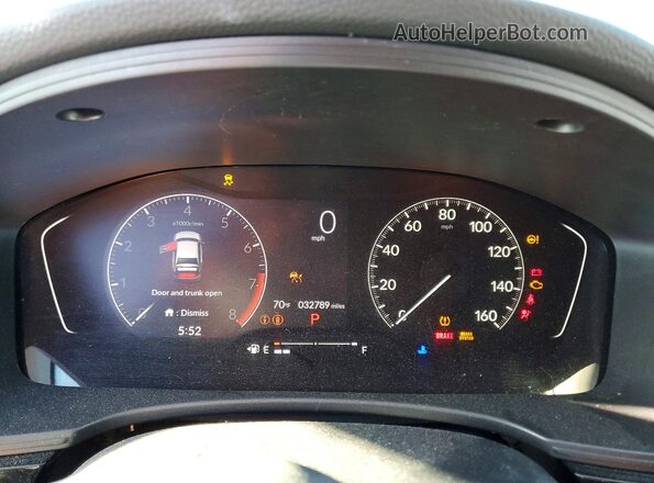 2HGFE2F26NH513855 2022 HONDA CIVIC Black Widok zestawu wskaźników