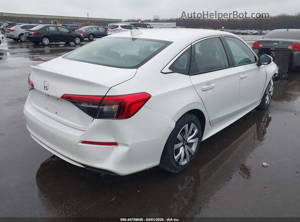 2HGFE2F26PH542338 2023 HONDA CIVIC Белый Задняя правая четверть