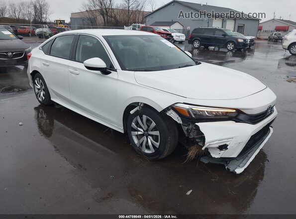 2HGFE2F26PH542338 2023 HONDA CIVIC Белый Передняя правая четверть