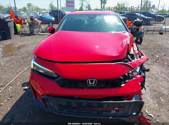 2HGFE2F27SH522785 2025 HONDA CIVIC Красный Вид щитка приборов