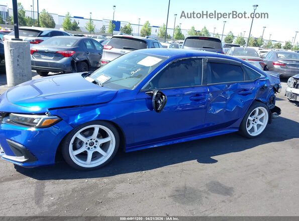 2HGFE2F28NH545299 2022 HONDA CIVIC Blue Vista frontal